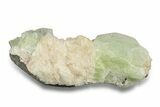 Lustrous Zoned Apophyllite with Stilbite and Heulandite - India #252438-1